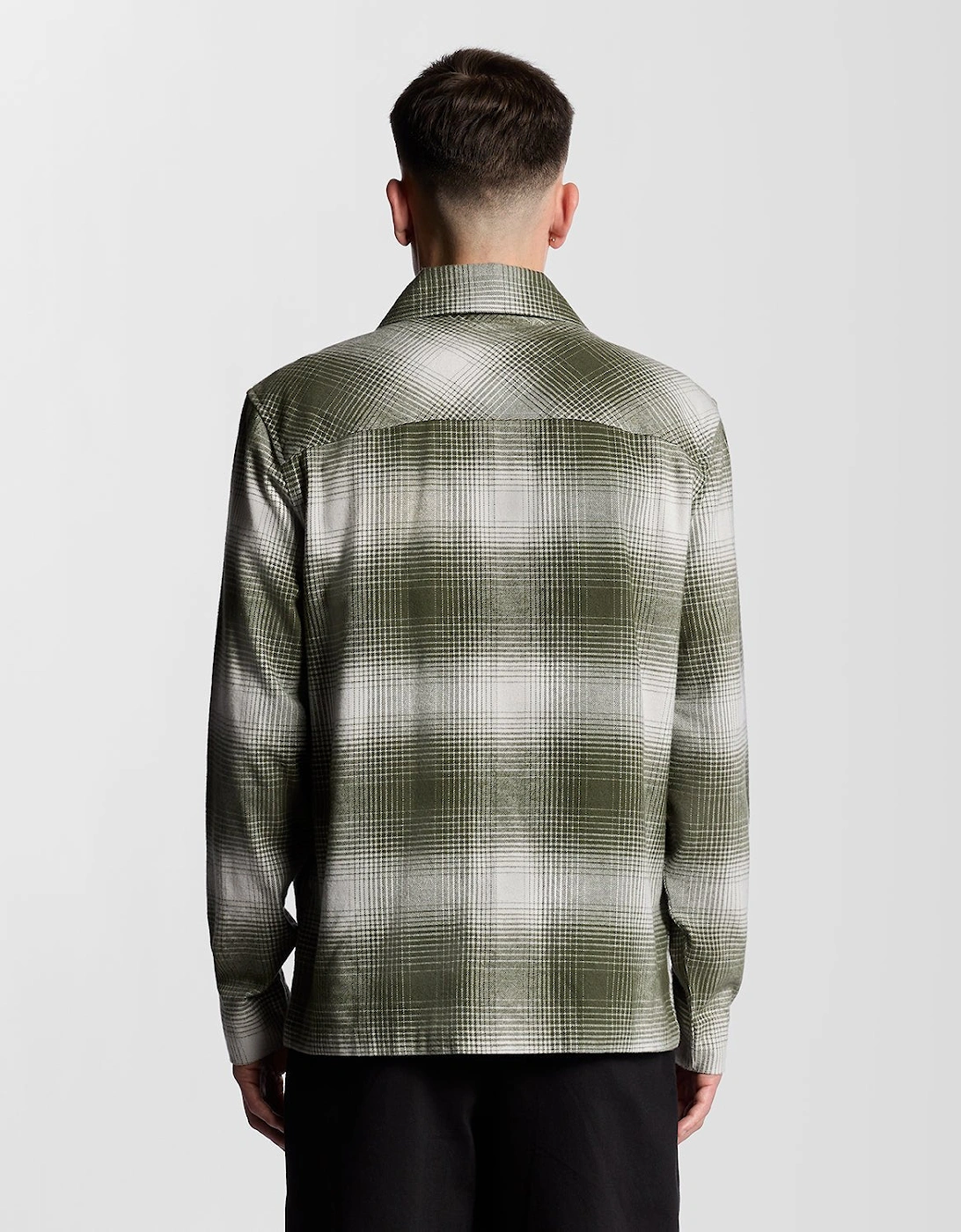 Ombre Check Overshirt