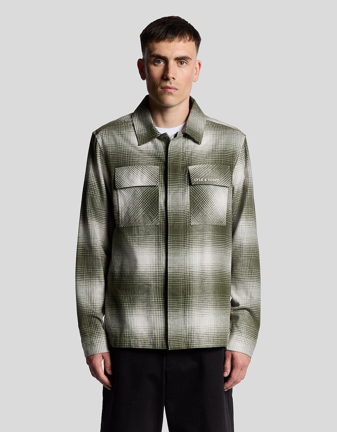Ombre Check Overshirt, 7 of 6