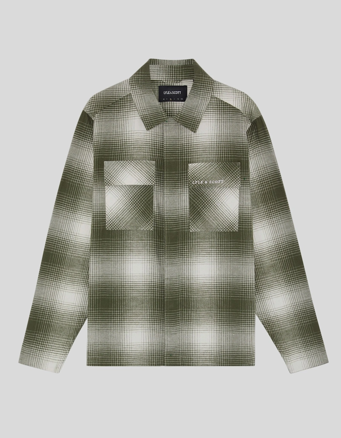 Ombre Check Overshirt