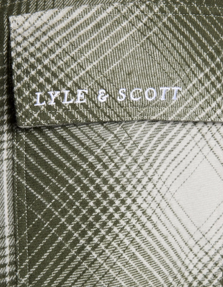 Ombre Check Overshirt