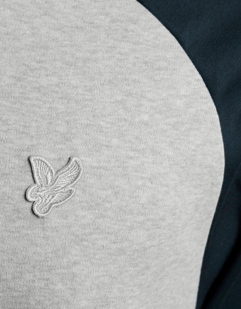 Interlock Contrast Raglan T-shirt