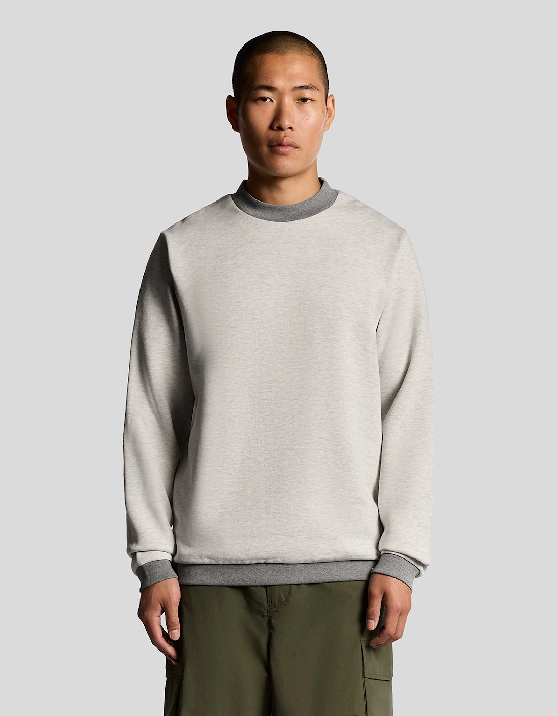 Lyle And Scott Men's Half Raglan Sleeve Panneled Sweatshirt - : Xxl
