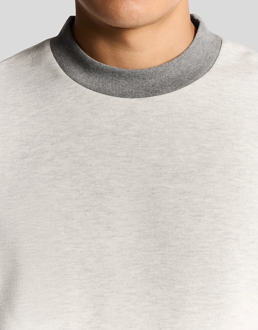 Half Raglan Sleeve Panneled Sweatshirt