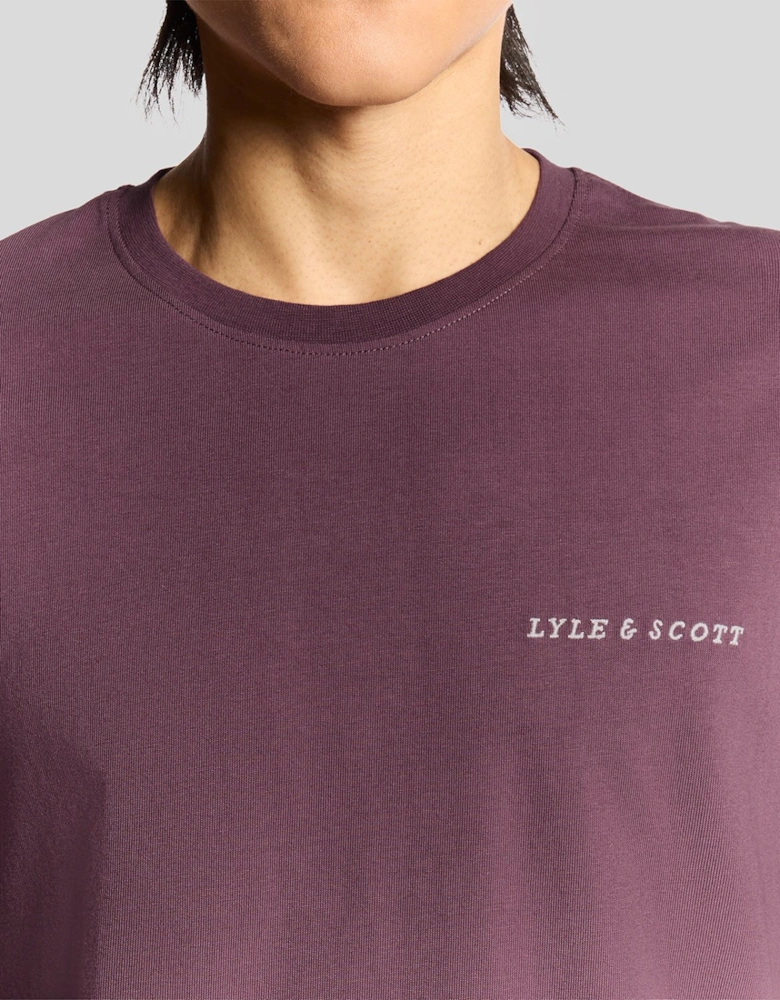 Script Logo Cotton Crew Neck T-Shirt