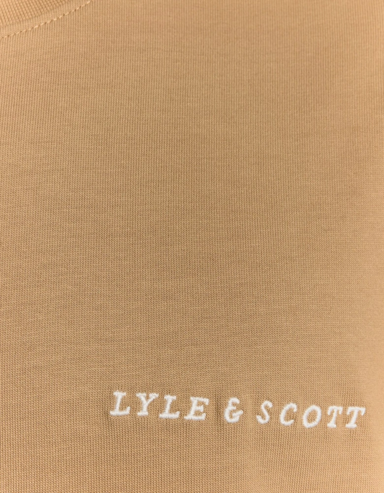 Script Logo Cotton Crew Neck T-Shirt