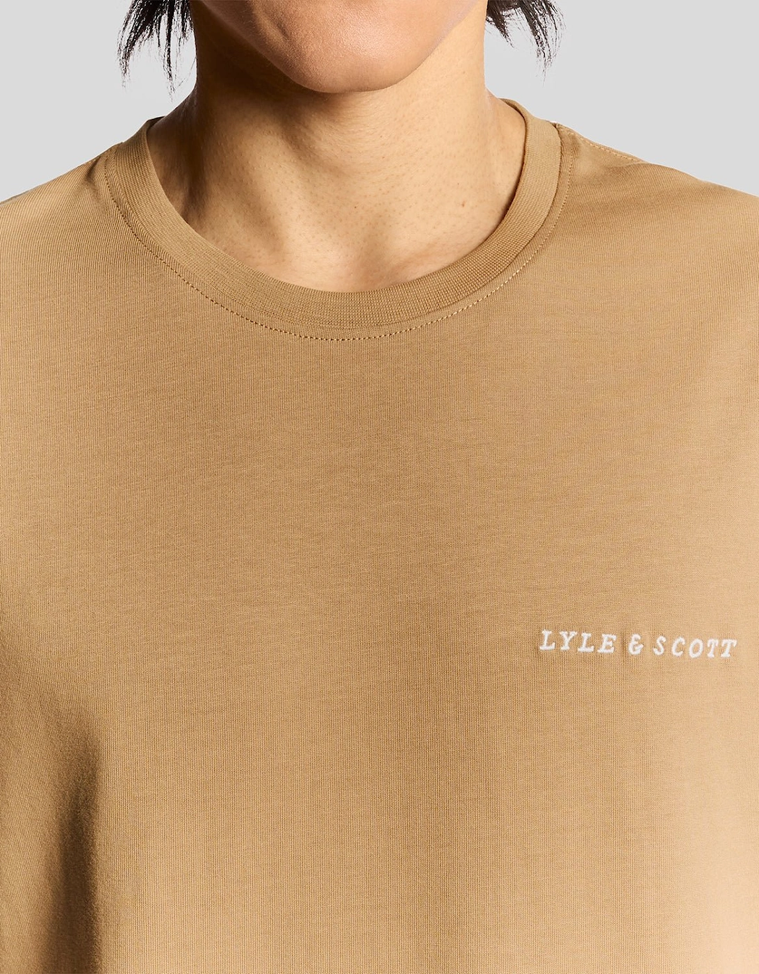 Script Logo Cotton Crew Neck T-Shirt