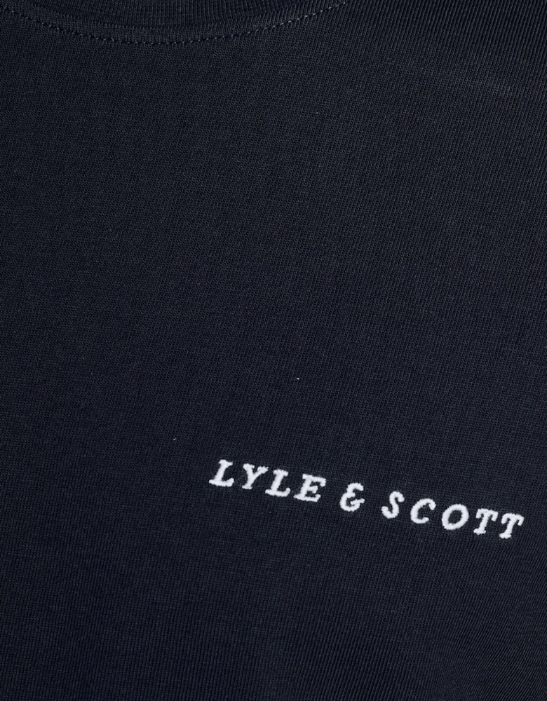 Script Logo Cotton Crew Neck T-Shirt
