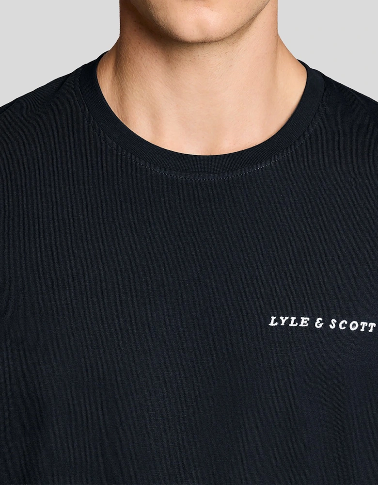 Script Logo Cotton Crew Neck T-Shirt