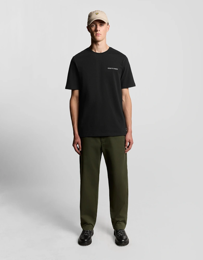 Script Logo Cotton Crew Neck T-Shirt