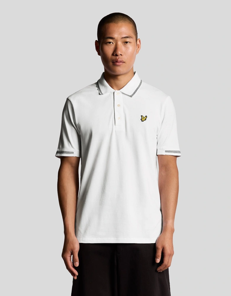 Birdseye Half Tipped Polo