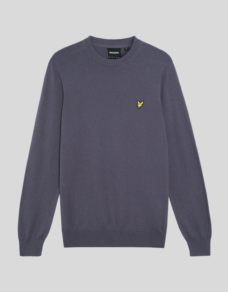 Cotton Merino Crew Neck Jumper