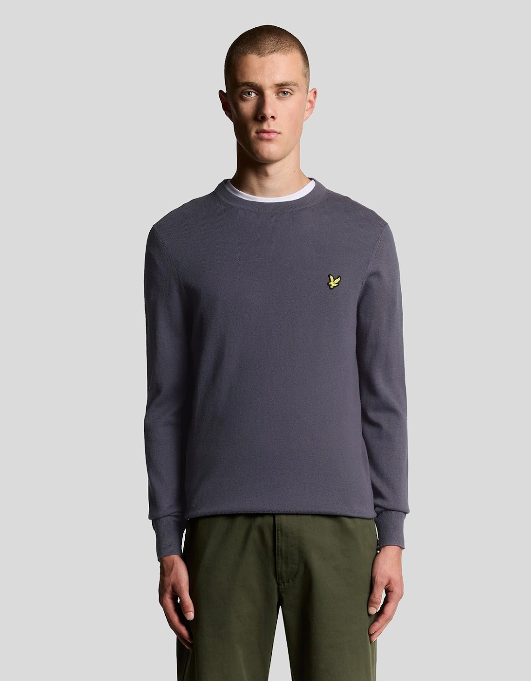 Cotton Merino Crew Neck Jumper, 7 of 6