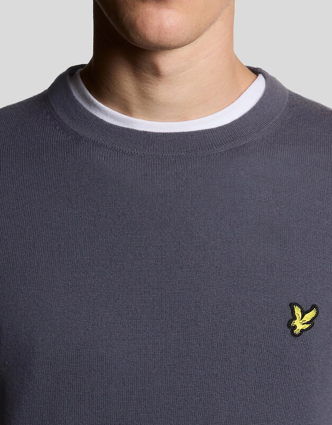 Cotton Merino Crew Neck Jumper