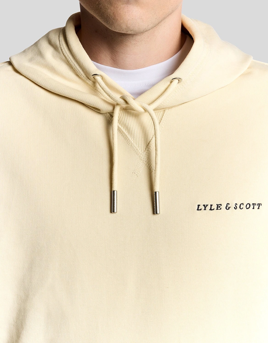 Script Brushback Pullover Hoodie
