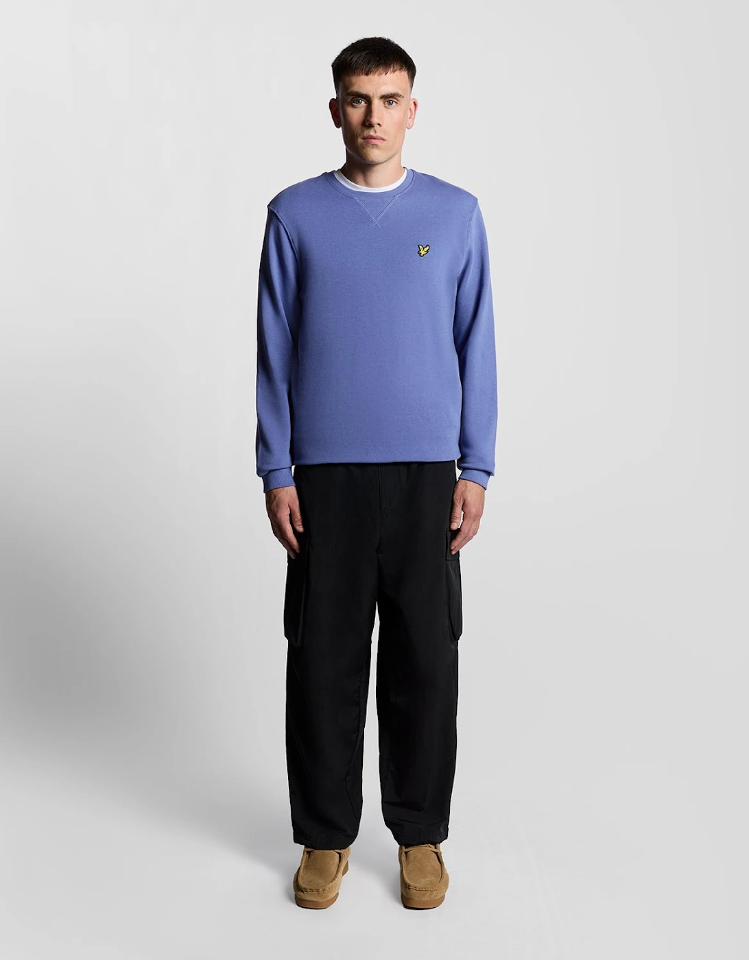 Cotton Crew Neck Sweatshirt