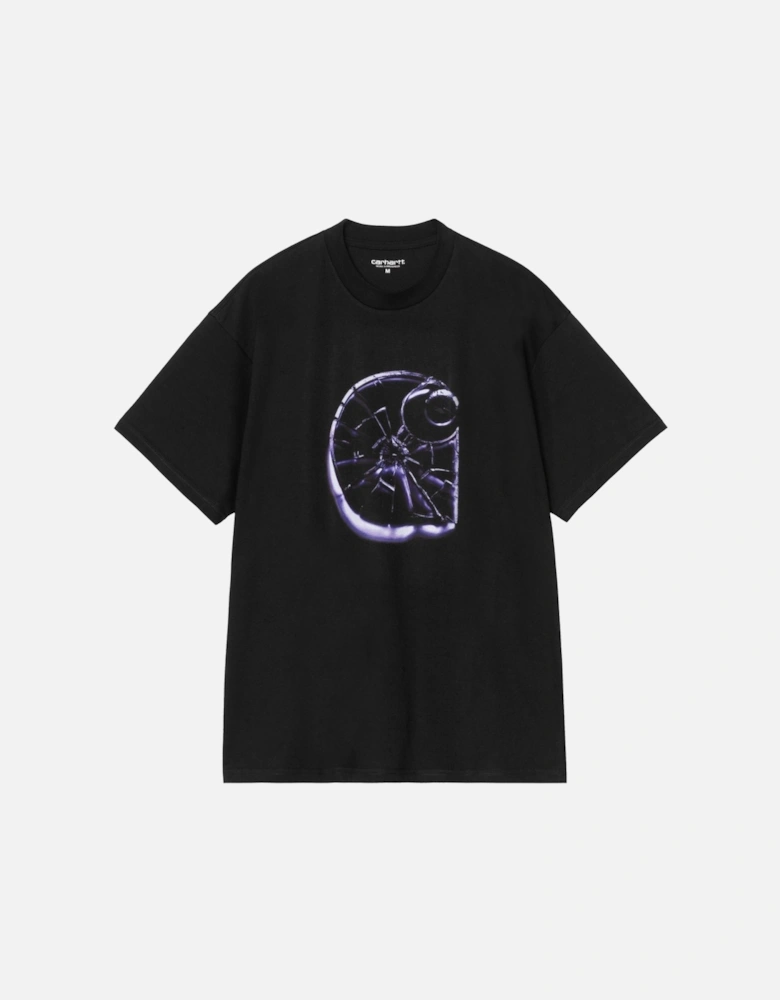 S/S Shattered T-Shirt - Black