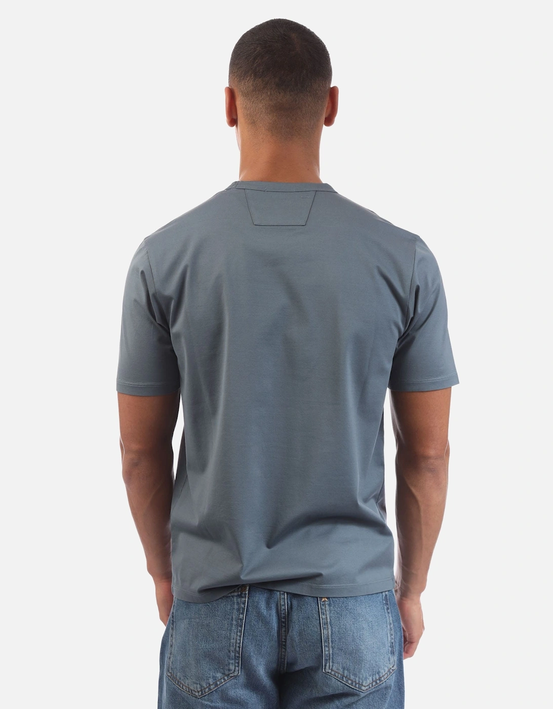 Mercerized Jersey Badge T-Shirt