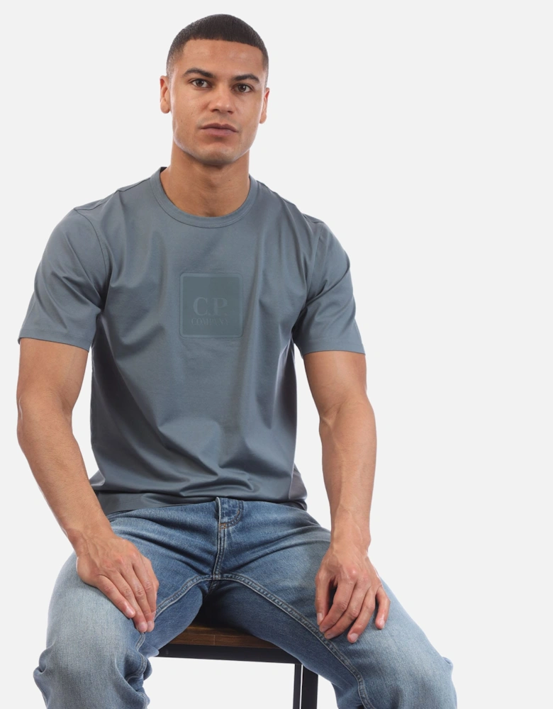 Mercerized Jersey Badge T-Shirt