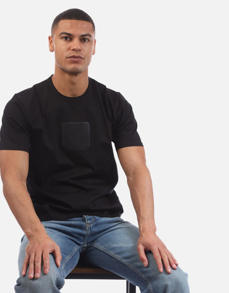 Mercerized Jersey Badge T-Shirt