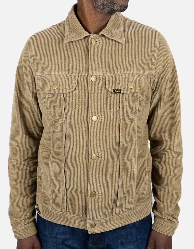 Jeans Tejana Trucker Jacket Jumbo Cord - Dark Sand