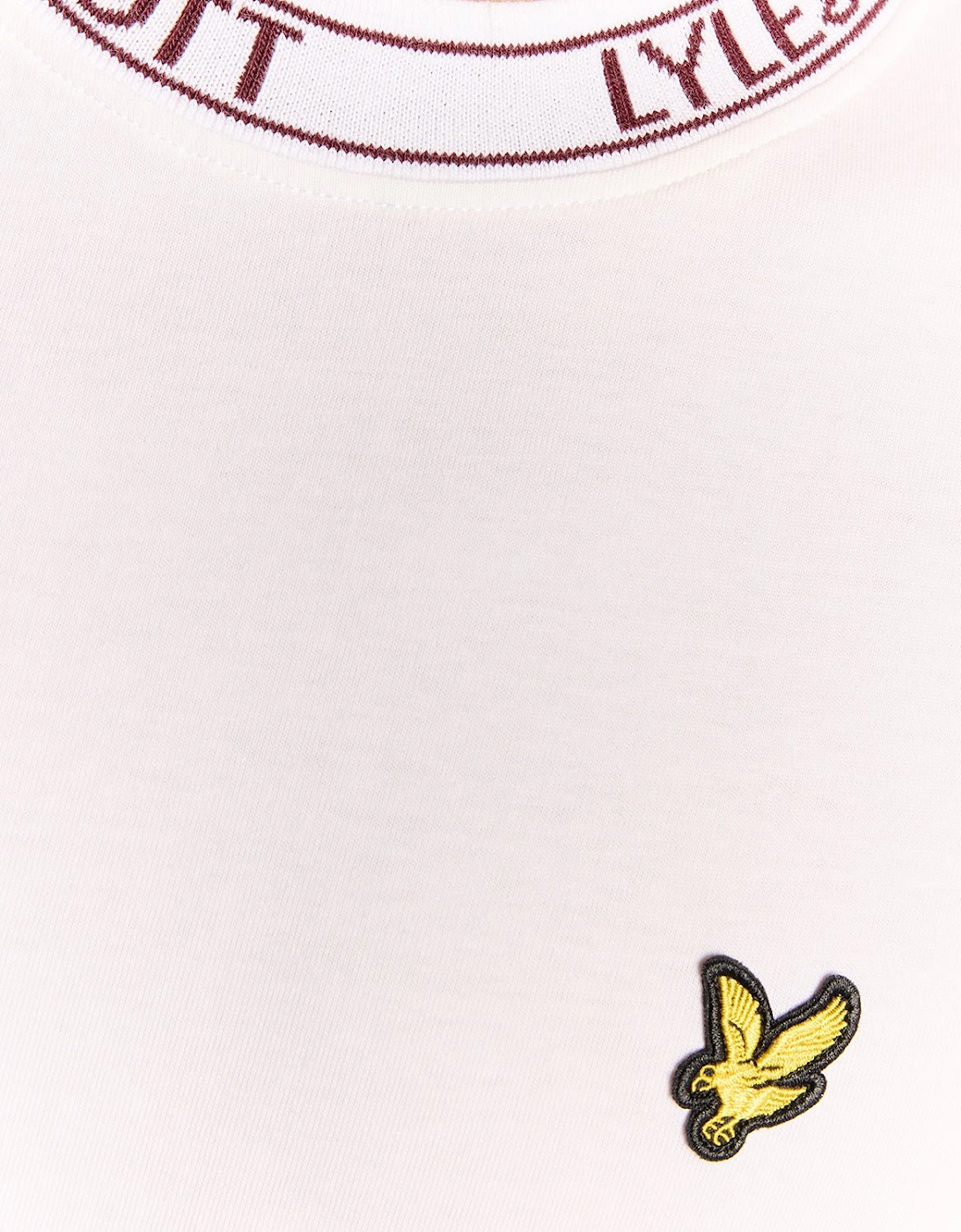 Collar Logo Ribbed T-Shirt