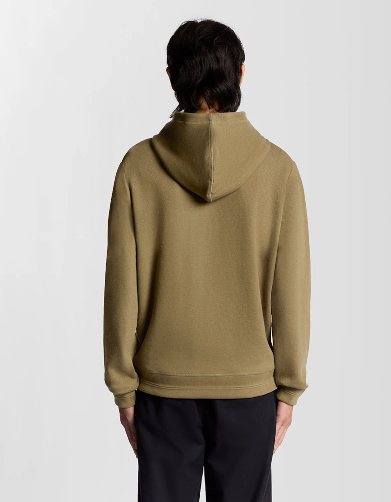 Diagonal Weave Hoodie