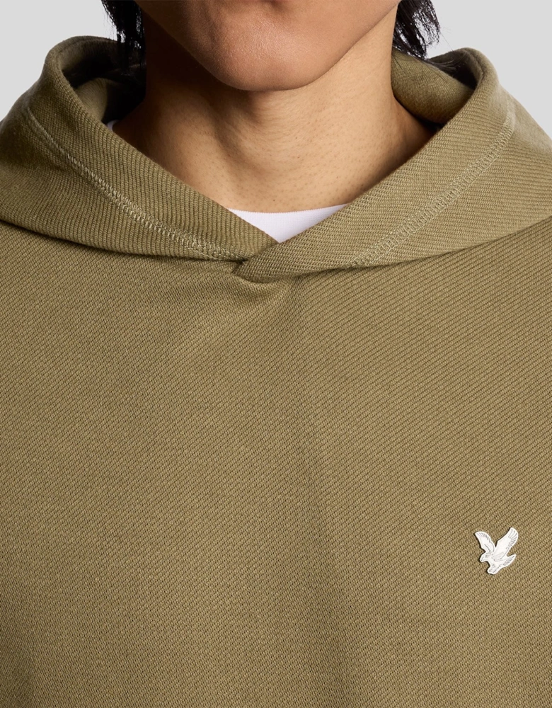 Diagonal Weave Hoodie