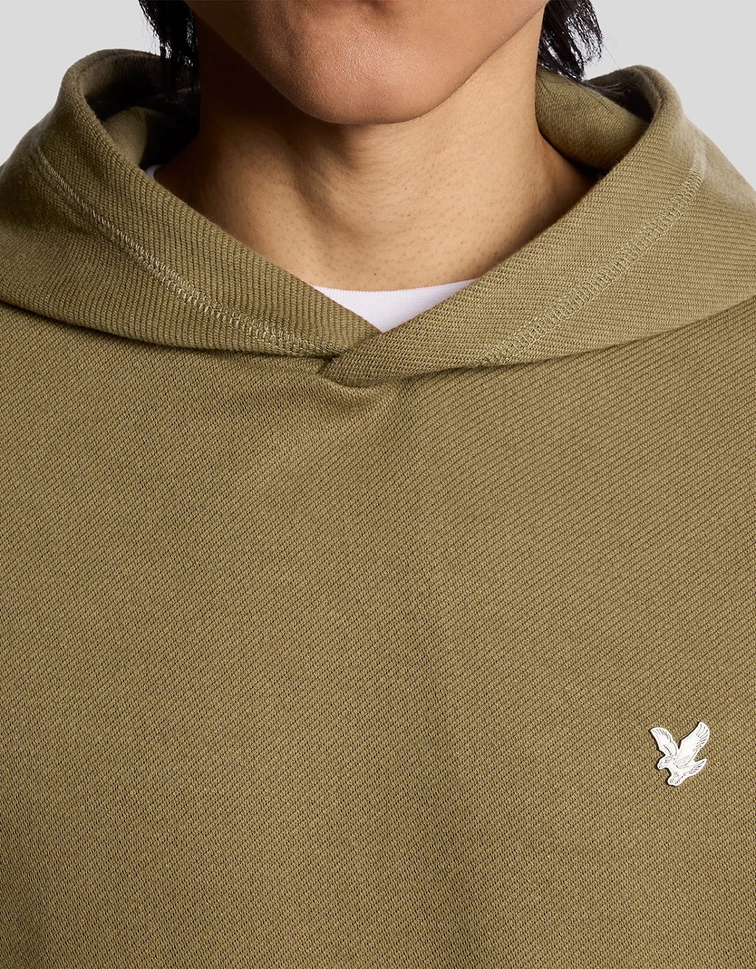 Diagonal Weave Hoodie