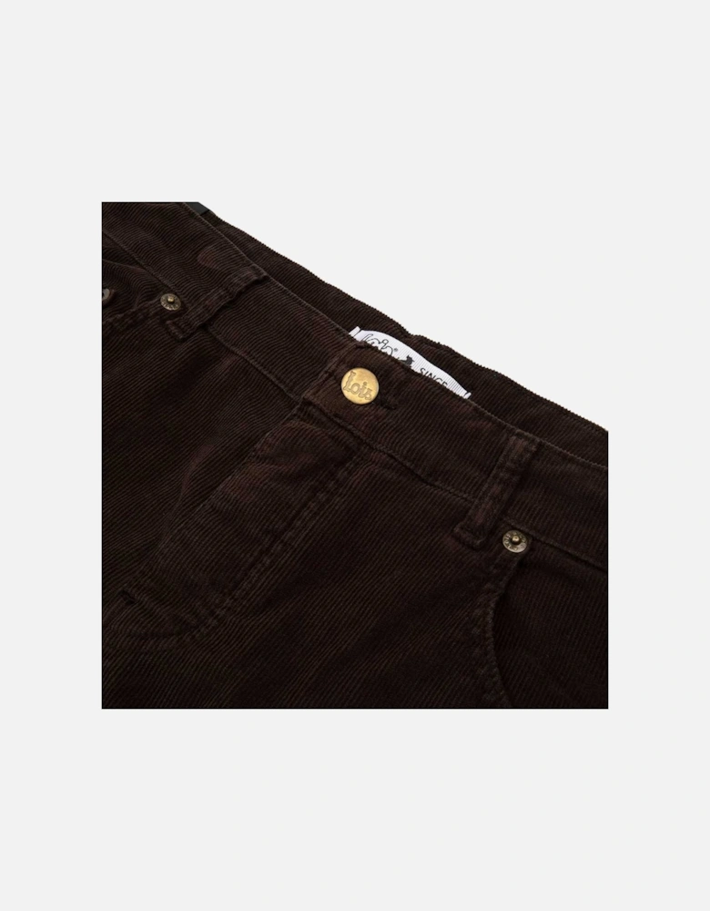 Jeans Sierra Thin Corduroy Tapered Fit - Delicioso Brown