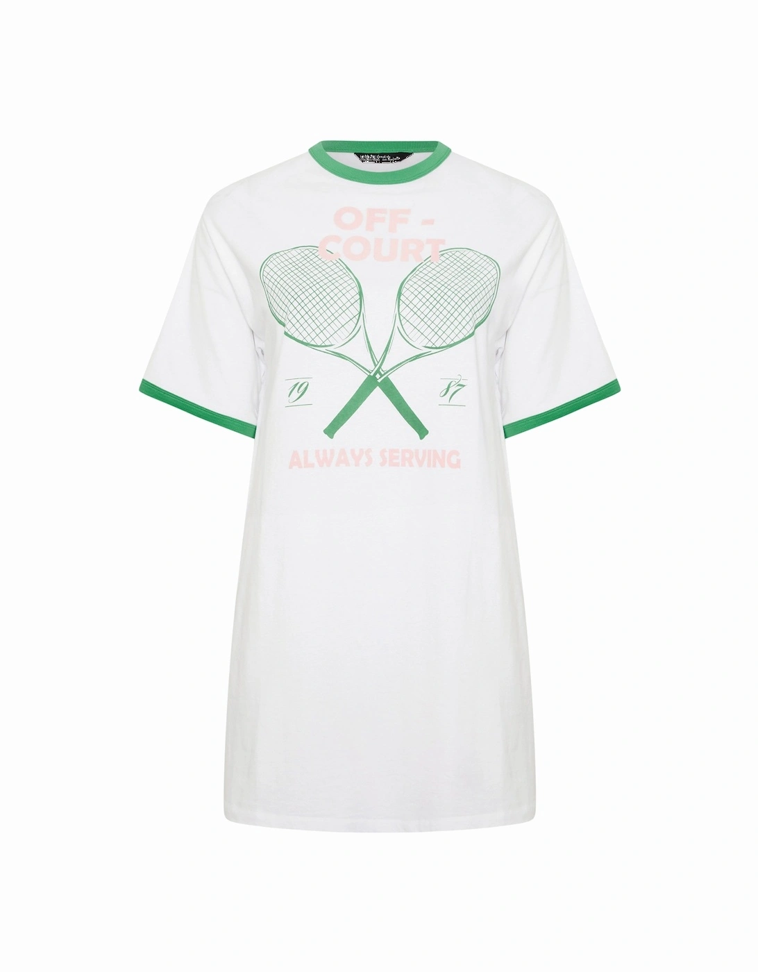 Slogan T-Shirt Dress, 2 of 1