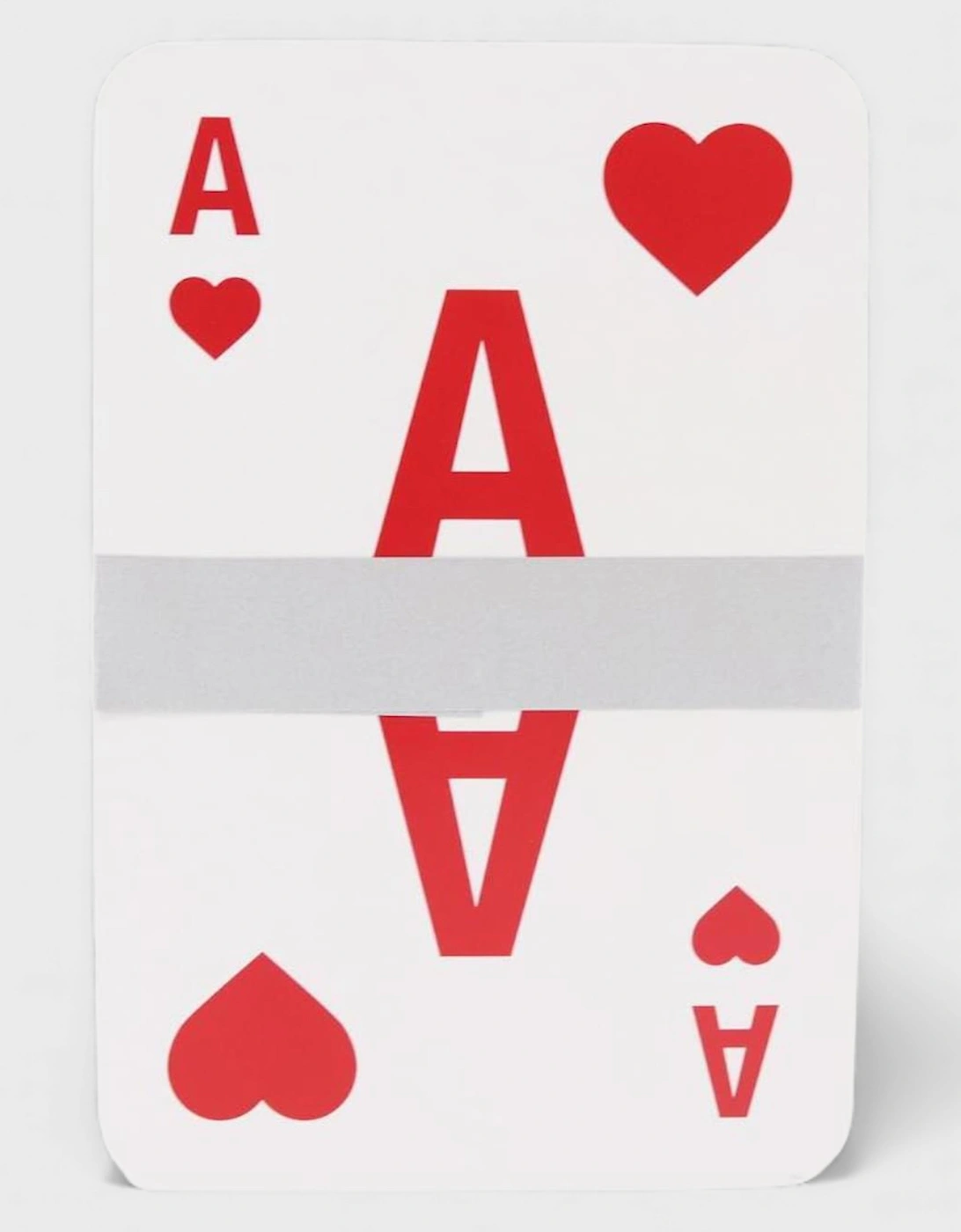 Horsebit Card Case & Playing Cards Set Silver