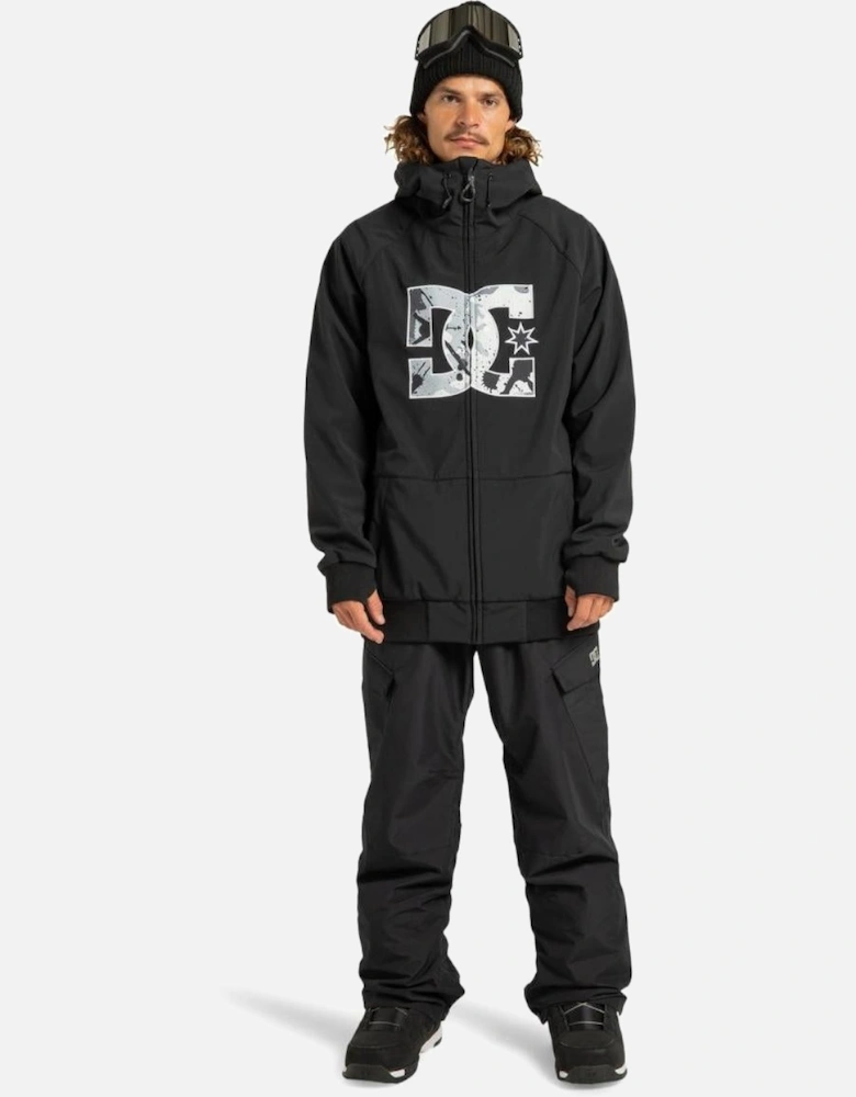 Mens Spectrum Hooded Softshell Jacket