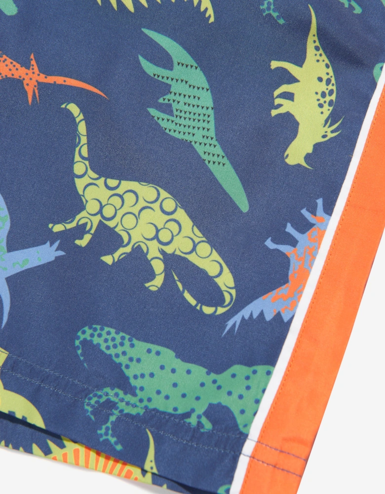 Boys Dinosaur Swim Shorts (UPF50+) in Navy