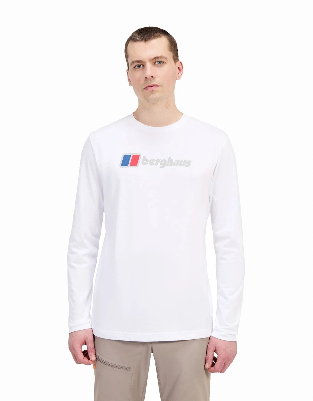 Mens Big Logo Long Sleeve T-Shirt, 2 of 1