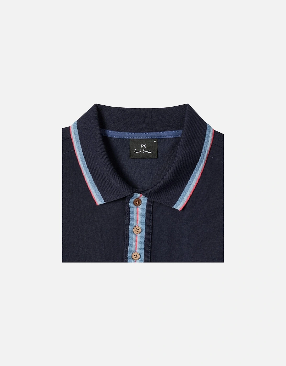 Reg Fit Placket Polo - Navy