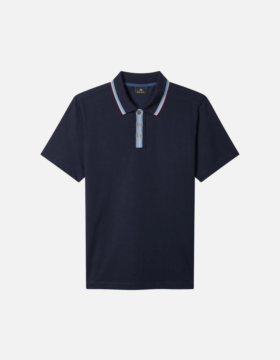 Reg Fit Placket Polo - Navy, 3 of 2