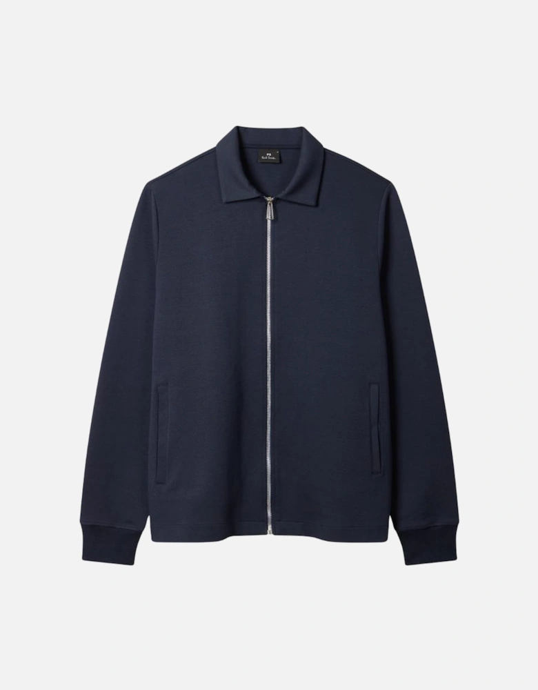 Zip Front Jacket - Navy