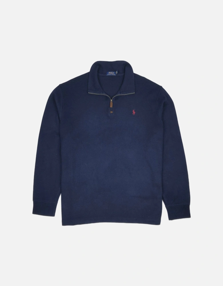 Hunter Navy 1/4 Zip Sweatshirt