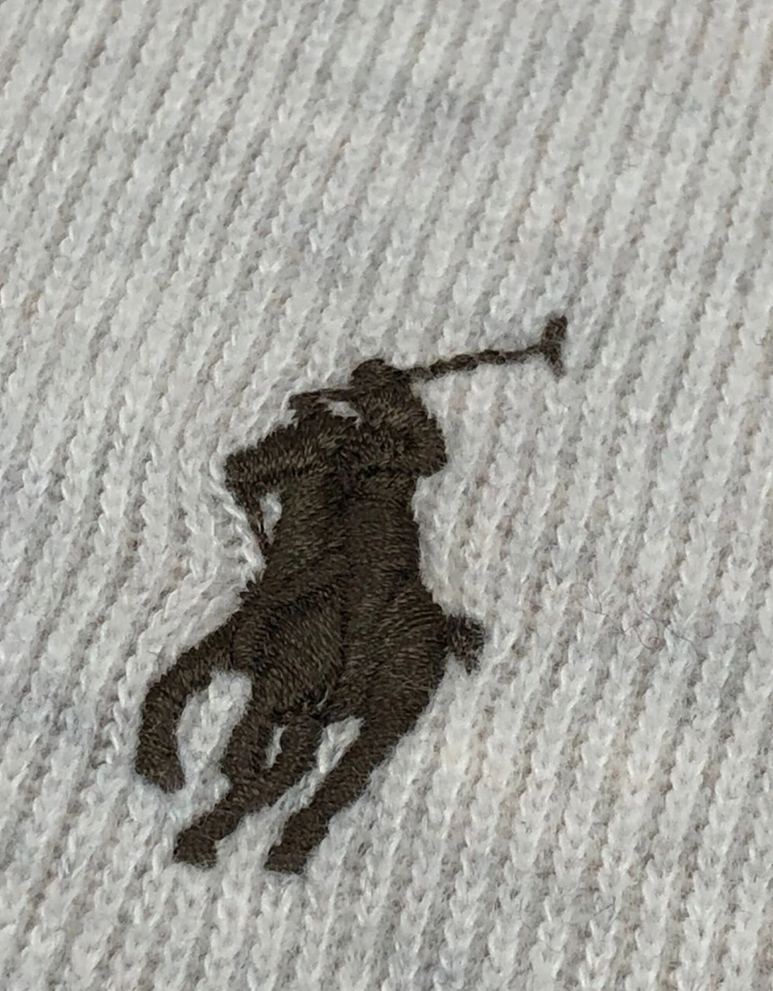 Faded Cream 1/4 Zip Sweatshirt