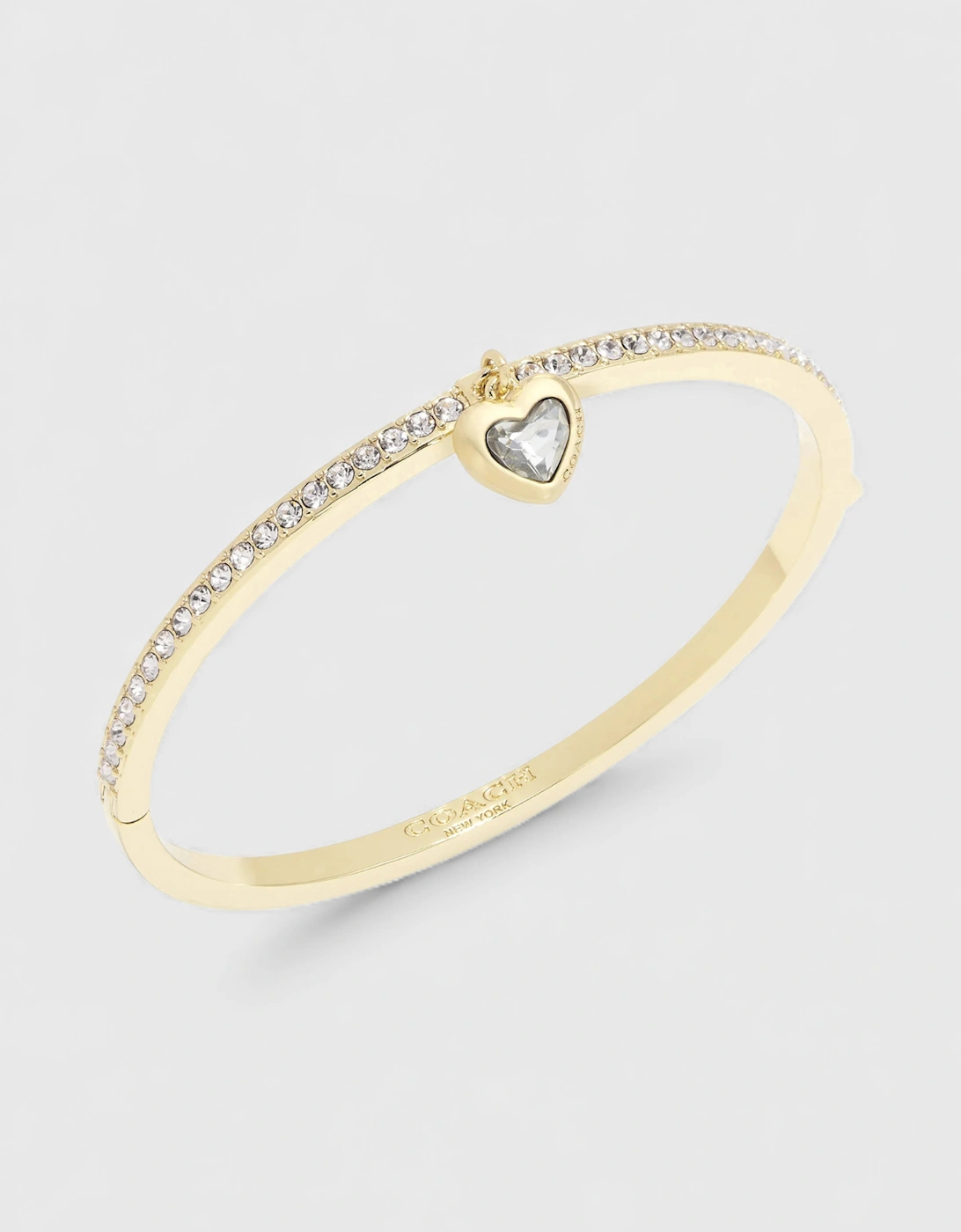 Gold Heart Charm Bangle, 4 of 3