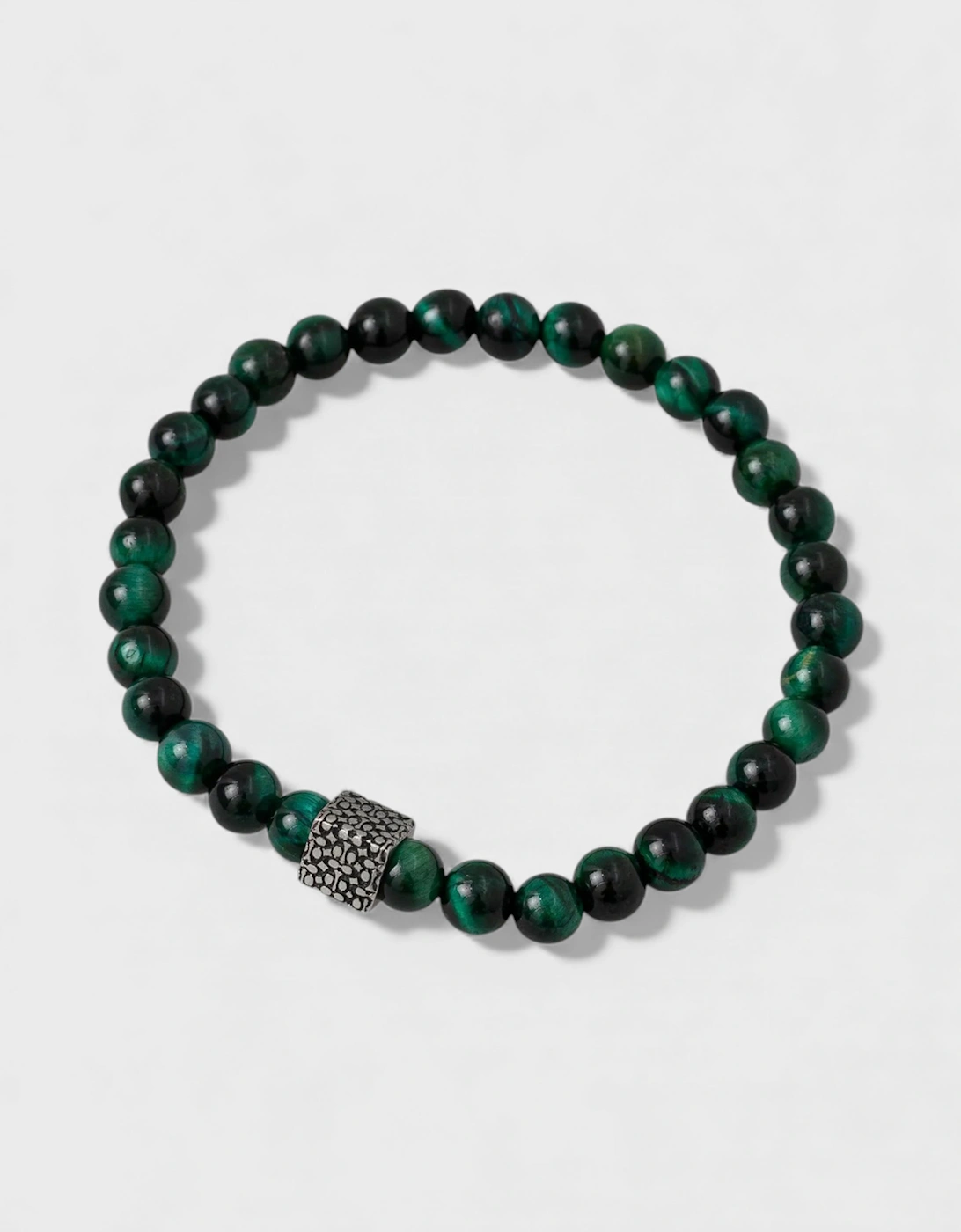 Signature Stretch Bracelet Dark Green, 5 of 4