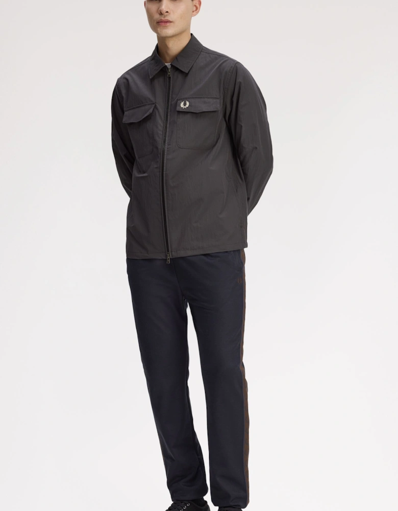 M5684 Zip Through Overshirt - Anchor Grey