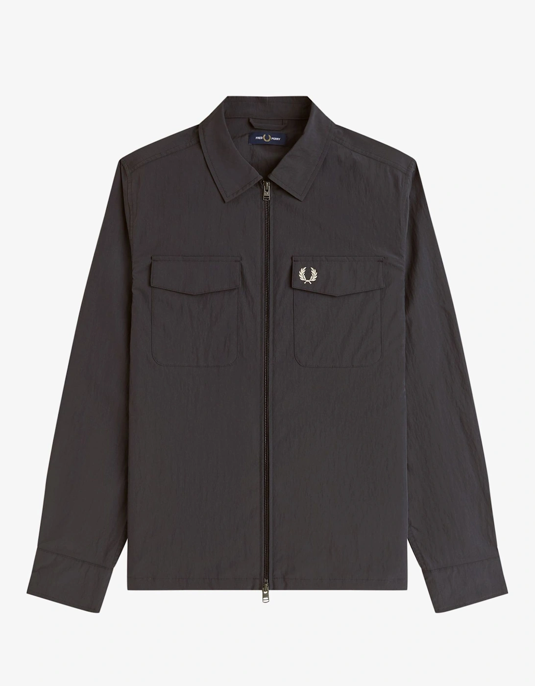 M5684 Zip Through Overshirt - Anchor Grey, 10 of 9