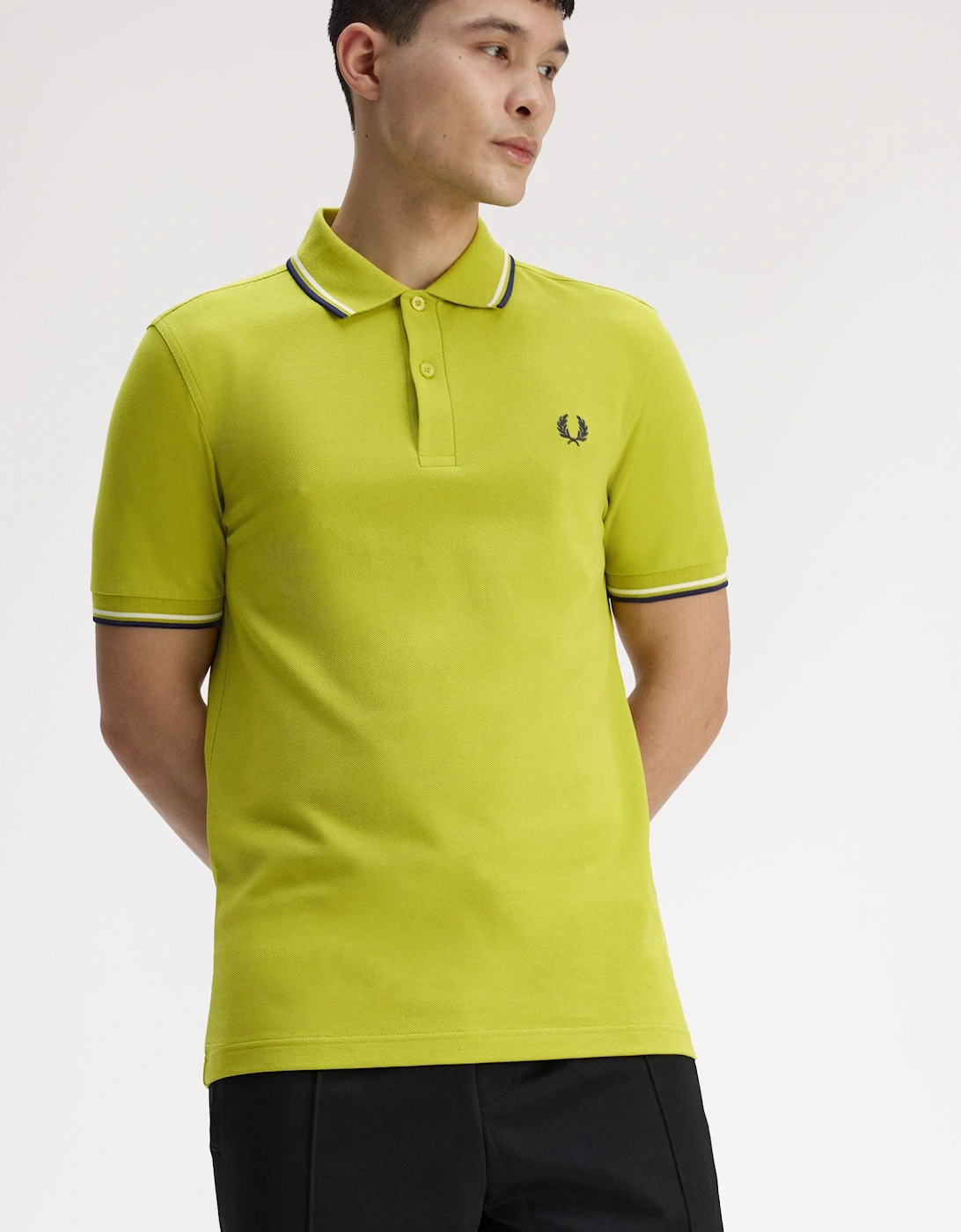 M3600 Twin Tipped Shirt - Tennis Ball Yellow/Ecru/French Navy