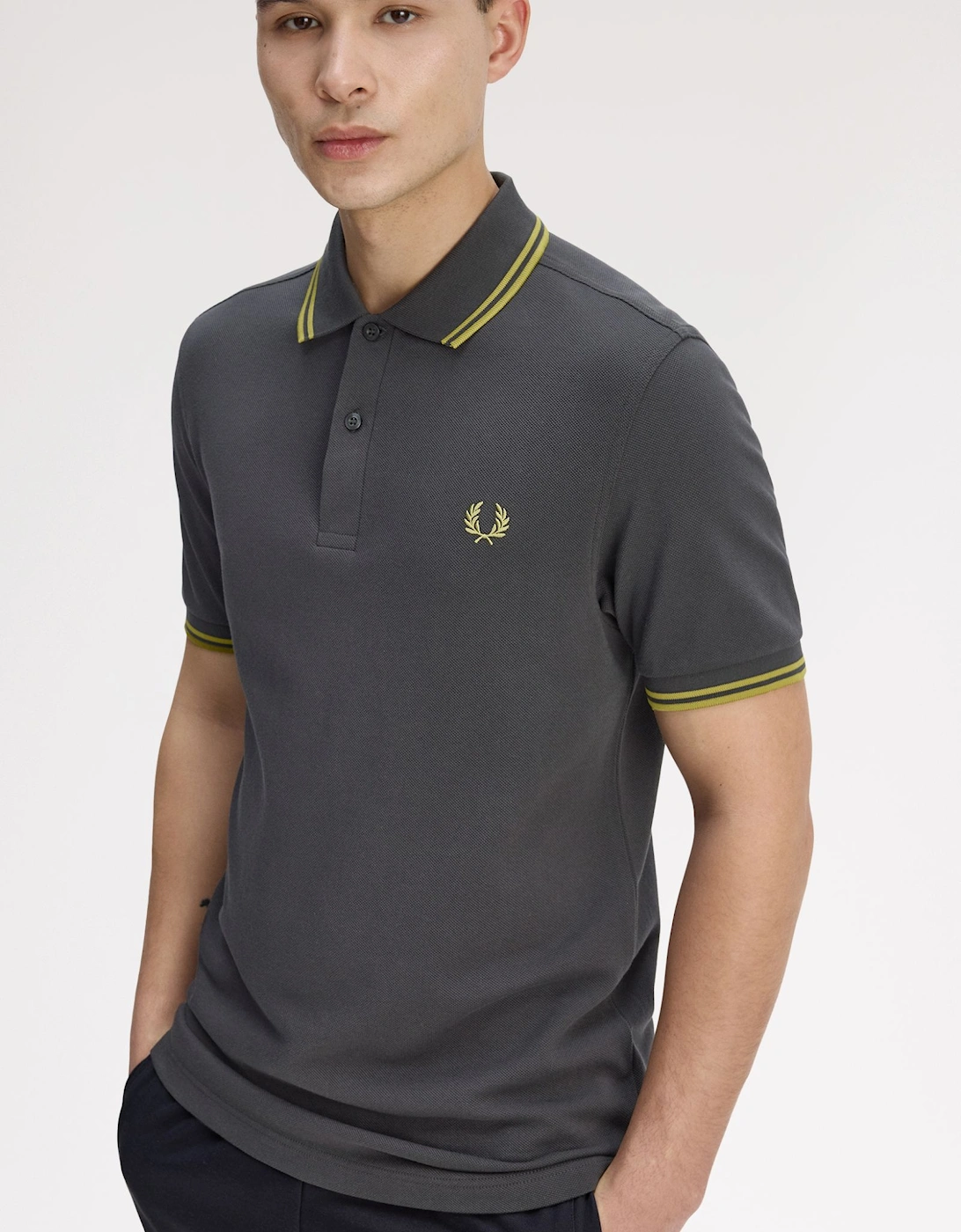 M3600 Twin Tipped Shirt - Anchor Grey/Tennis Ball Yellow