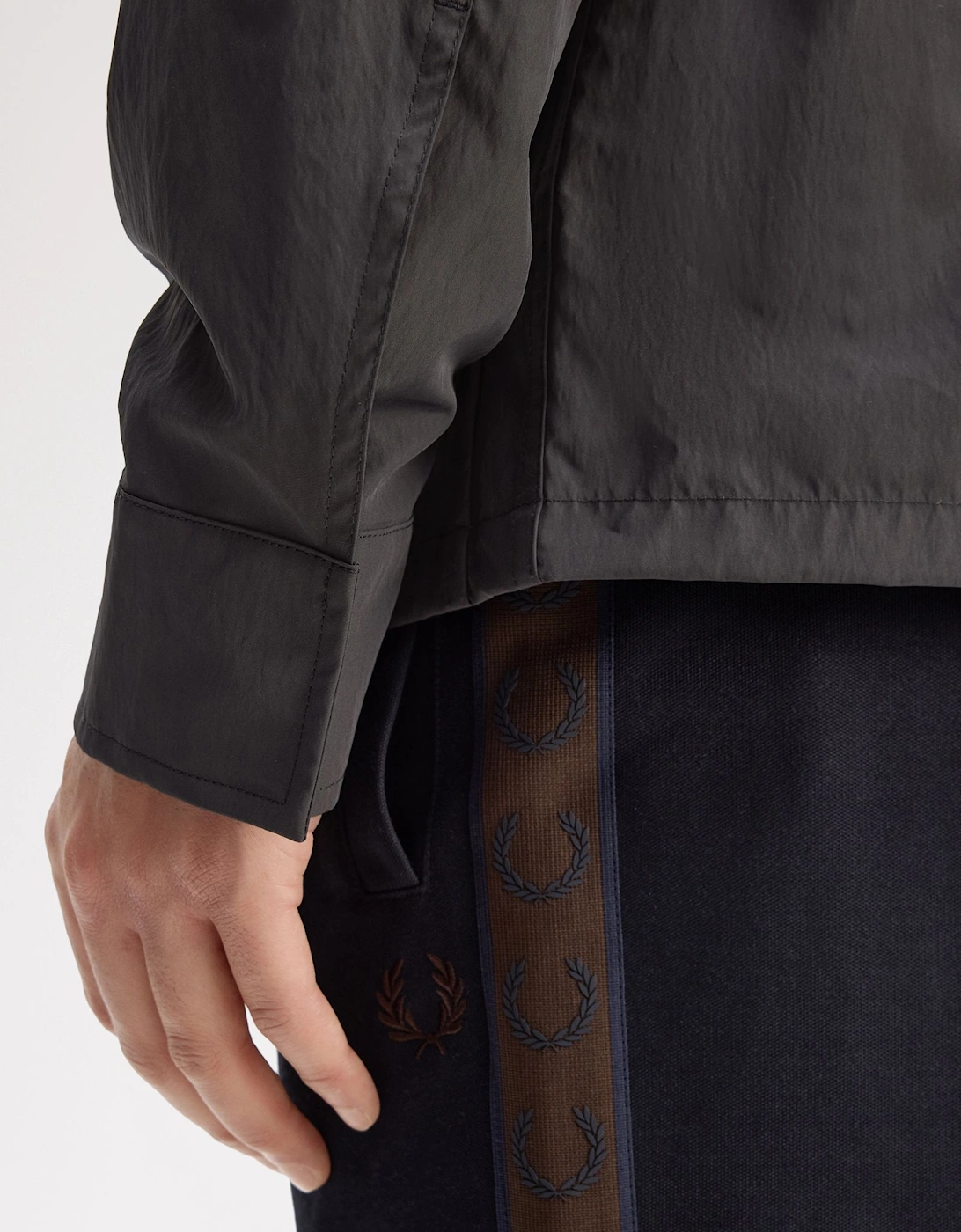 M5684 Zip Through Overshirt - Anchor Grey