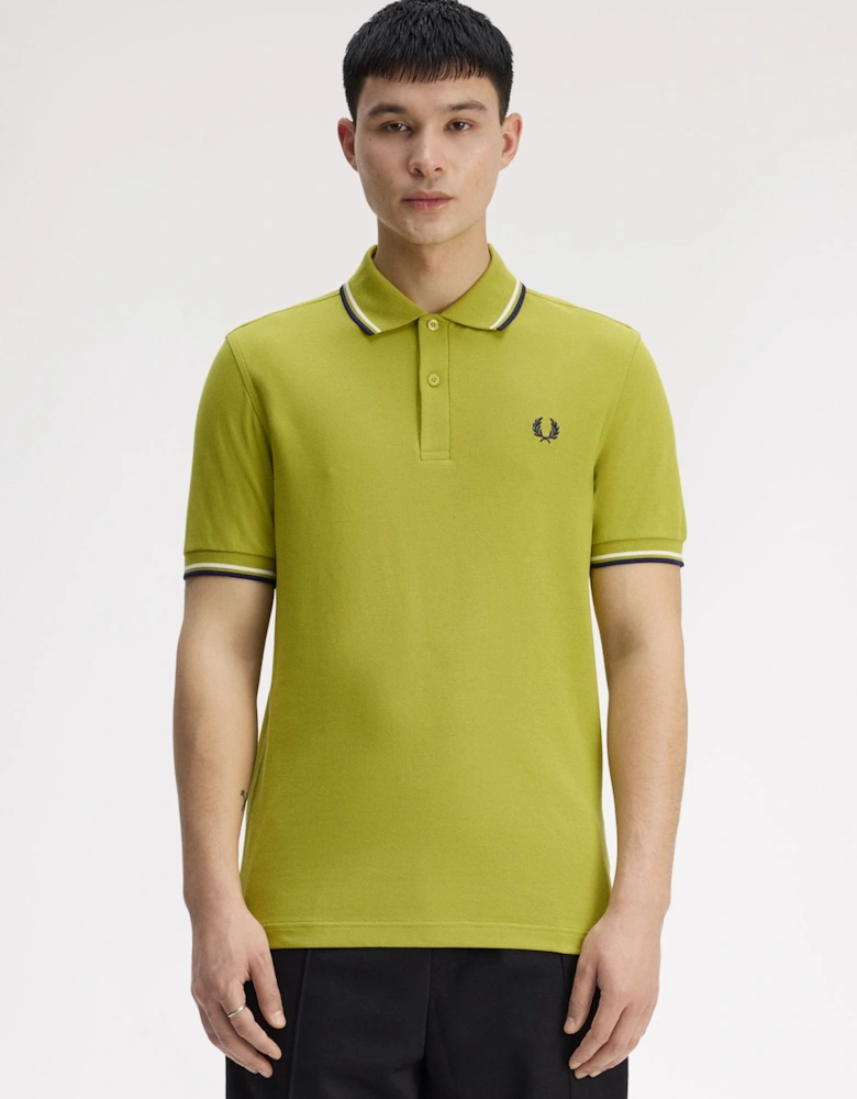 M3600 Twin Tipped Shirt - Tennis Ball Yellow/Ecru/French Navy