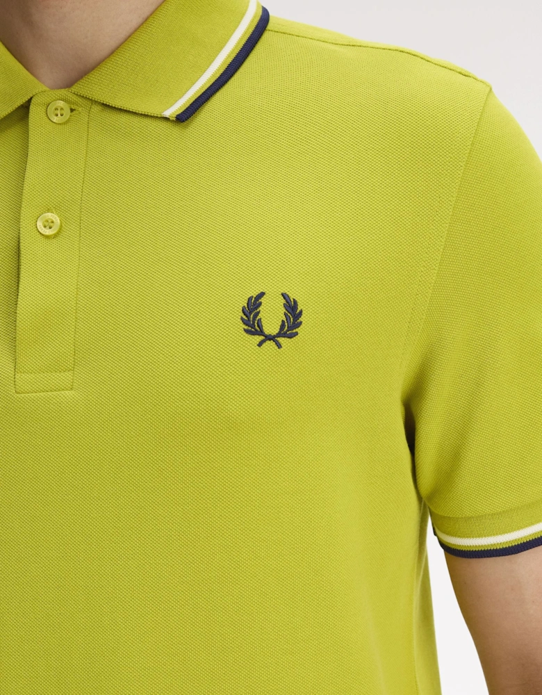 M3600 Twin Tipped Shirt - Tennis Ball Yellow/Ecru/French Navy