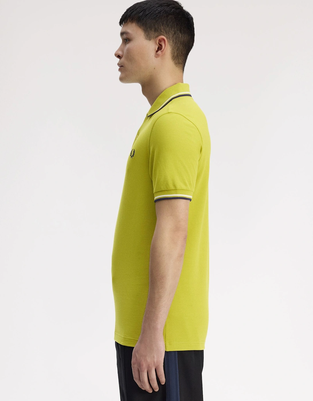 M3600 Twin Tipped Shirt - Tennis Ball Yellow/Ecru/French Navy