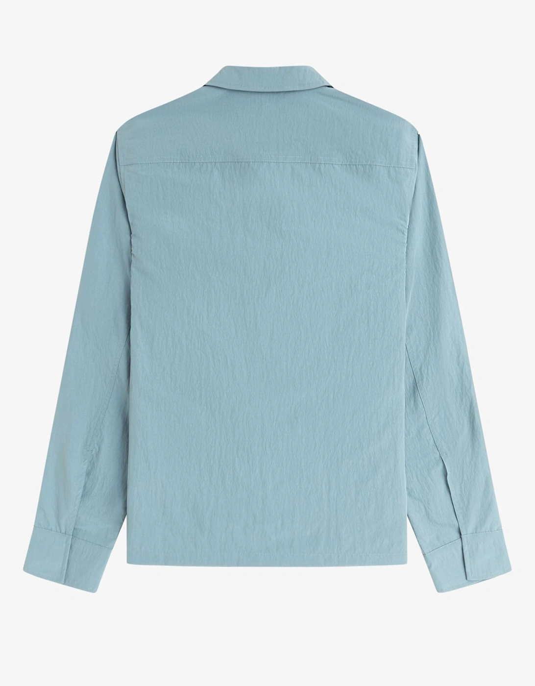 M5684 Zip Through Overshirt - Stockport Blue